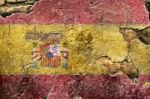 Grunge Flag Of Spain Stock Photo