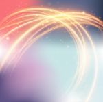 Abstract Background Gradient With Light Fire In Space Stock Photo