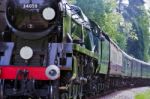 Kingscote, Sussex/uk - May 23 : Rebuilt Bulleid Light Pacific No Stock Photo