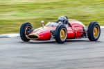 Vintage Racing At Goodwood Stock Photo