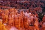 First Light At Bryce Canyon Stock Photo