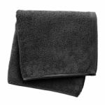 Black Towel Stock Photo