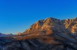 Ulsan Bawi Rock In Seoraksan Mountains In Winter, South Korea Stock Photo