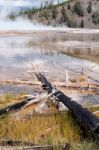 Grand Prismatic Spring Stock Photo