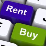 Rent And Buy Keys Stock Photo