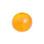 Orange Isolated On White Background With Clipping Path Stock Photo