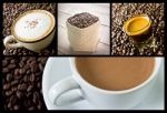 Coffee Collage Stock Photo