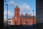 Cardiff Uk March 2014 - View Of The Pierhead Building Cardiff Ba Stock Photo