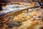 Mammoth Hot Springs Stock Photo