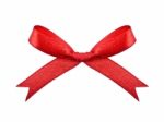 Red Bow Stock Photo