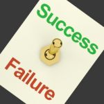 Success And Failure Switch Stock Photo