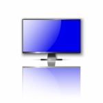 Realistic Tv Display Stock Photo