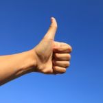 Thumb Up Gesture Stock Photo