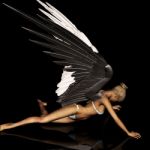 Fallen Angel Stock Photo