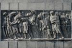 Eastern Side Monument To The 70th Anniversary Of The Warsaw Ghet Stock Photo