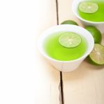 Green Lime Lemonade Stock Photo