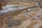 Mammoth Hot Springs Stock Photo