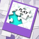 Play Photo Shows Recreation And Games On Internet Stock Photo