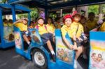 Primary Students Visit The Zoo, In The Jul 27, 2016. Bangkok Thailand Stock Photo