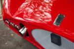 Close-up Rear View Of A Rolls Royce Vintage Racing Car Stock Photo