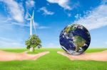 Green Earth Concept Stock Photo