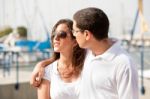 Couple Standing Stock Photo