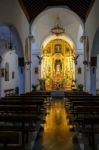 Mijas, Andalucia/spain - July 3 : Interior Church Of The Immacul Stock Photo