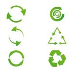 Recycle Icons Stock Photo