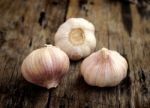 Organic Garlic Stock Photo