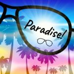 Paradise Vacation Represents Beautiful Resort In The Tropics Stock Photo