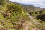 Near Dipilto Landscape View At The River And Mountains Stock Photo