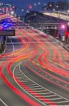 Gateway Bridge Motorway In Brisbane Stock Photo