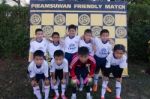 Bangkok, Thailand - Nov 2016: In The Nov 23, 2016. Youth Soccer Match, In Pieamsuwan Elementary School Stock Photo