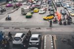 Rush Hour In Bangkok Stock Photo