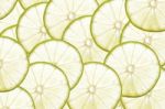 Sliced Lime Stock Photo