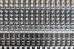 Sound Mixer Control Panel. Sound Controller Recording Studio. Mu Stock Photo