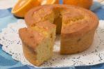 Homemade Orange Cake Stock Photo