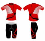 Cycling Vest Sports Fashion Design Stock Photo