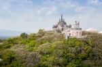 Temple On Top Of Mountain,architectural Details Stock Photo