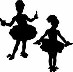 Small Ballerinas Stock Photo