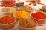 Spices And Herbs Stock Photo