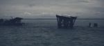 Dark And Gloomy Effect On The Shipwrecks At Tangalooma Island Stock Photo