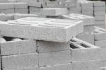 Concrete Bricks Stock Photo