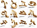 3D Zodiac Sign Stock Photo