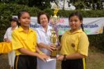 Bangkok, Thailand - Nov 2016: In The Nov 23, 2016. Youth Tug Of War, In Pieamsuwan Elementary School Stock Photo