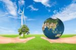 Green Earth Concept Stock Photo