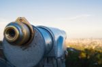 View Of Brisbane And Surrounding Suburbs From Mount Coot-tha During The Day Stock Photo