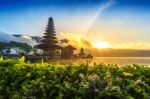 Pura Ulun Danu Bratan Temple In Bali, Indonesia Stock Photo