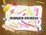 Graphic Designers Represents Illustrative Originator And Illustration Stock Photo