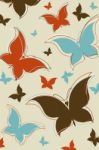 Butterfly Background Stock Photo